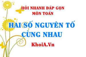 2 số nguyên tố cùng nhau khi nào? có tính chất gì? Hỏi nhanh đáp gọn môn Toán